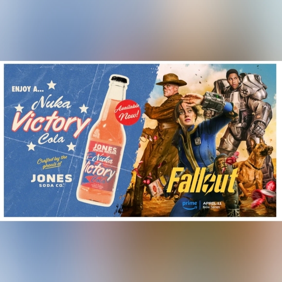 Nuka Victory Cola Jones Soda FALLOUT Game New Vegas Shelter 76 Collectible NEW - Picture 2 of 5